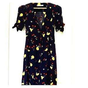 Low neck line beautiful A frame summer dress